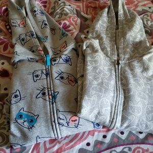 Cat & Jack hooded sweatshirts